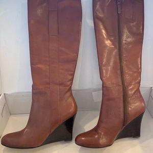 Nine West Boots Brown Sz 8